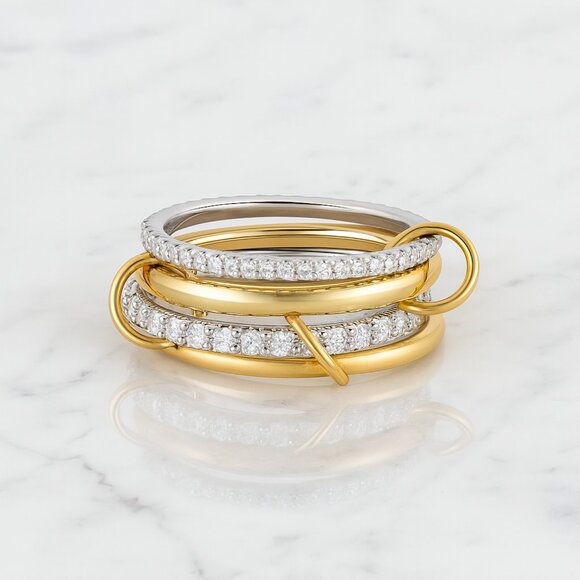 Jewelry - “Amari” 18k Ring Stack